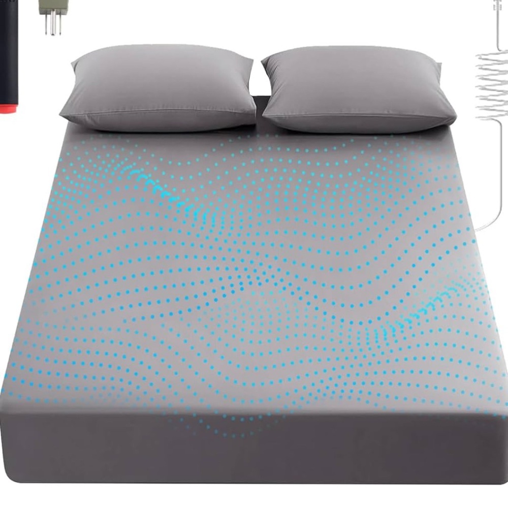 Gray Grounded King Fitted Sheet